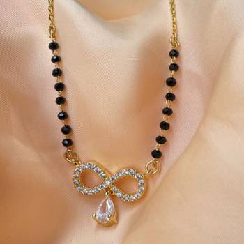 White mangalsutra 1