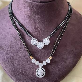 White mangalsutra 1
