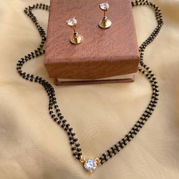 White mangalsutra 1