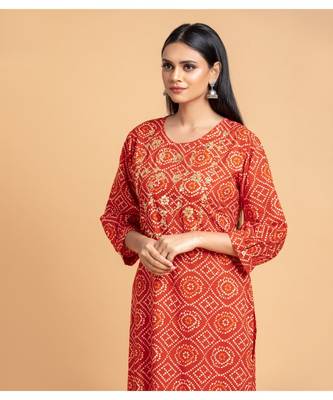 Coral printed cotton kurta-sets 2