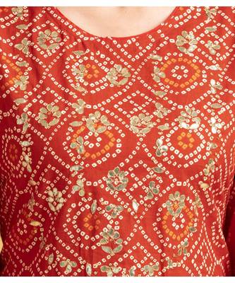 Coral printed cotton kurta-sets 3
