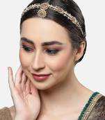 Embellished Rajputi Rajasthani Borla sheeshphool Matha Patti for Women/Girls