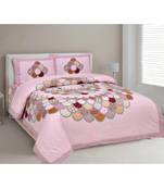Ridan Cotton Printed Multicolour King  Size Double Bed Sheet