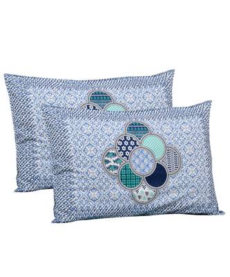 Ridan Cotton Printed Multicolour King  Size Double Bed Sheet 2