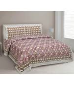 Ridan Cotton Printed Multicolour King  Size Double Bed Sheet