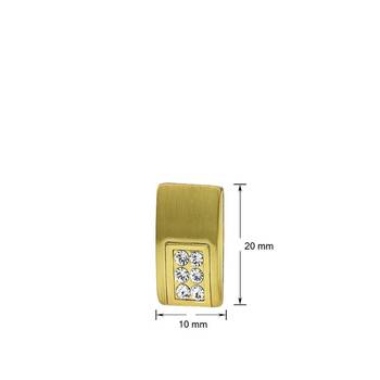 Mahi Gold Liana Cufflinks with Swarovski Elements 3