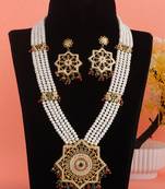 Real Natural Hyderabadi Rani Har pearls Set With Certificate