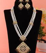 Real Natural Hyderabadi Rani Har pearls Set
