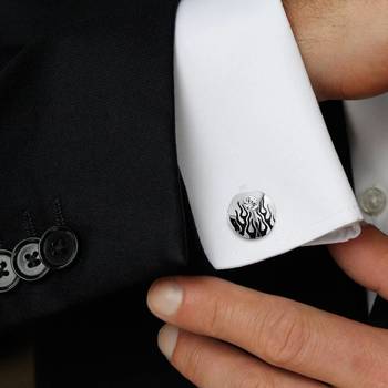 Mahi Fiery Liana Cufflinks with Swarovski Elements 2