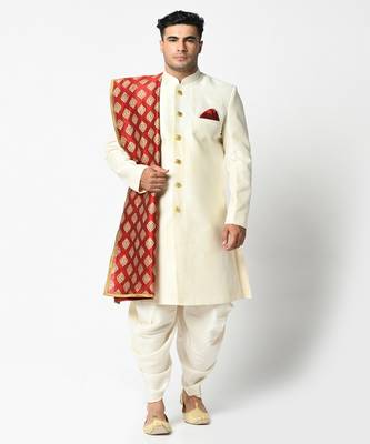 DEYANN Sherwani,Dhupatta with Patiala Set 1