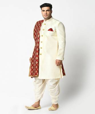 DEYANN Sherwani,Dhupatta with Patiala Set 2