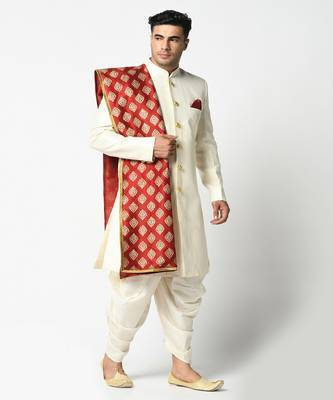 DEYANN Sherwani,Dhupatta with Patiala Set 3