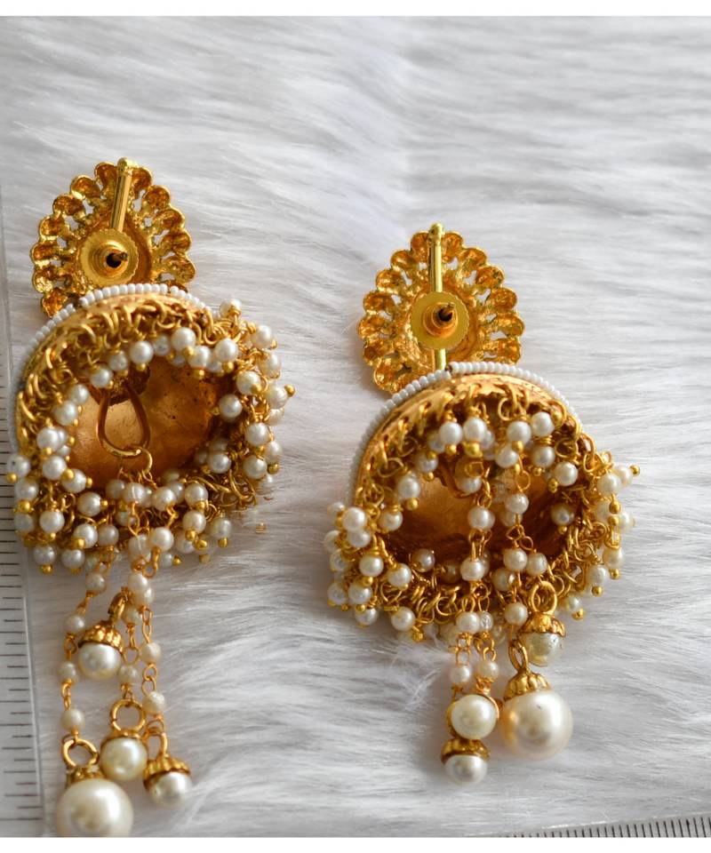 Antique long bridal jhumkkas dj-01283