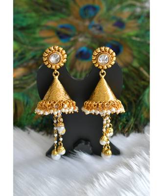 Antique long bridal jhumkkas dj-01285 1