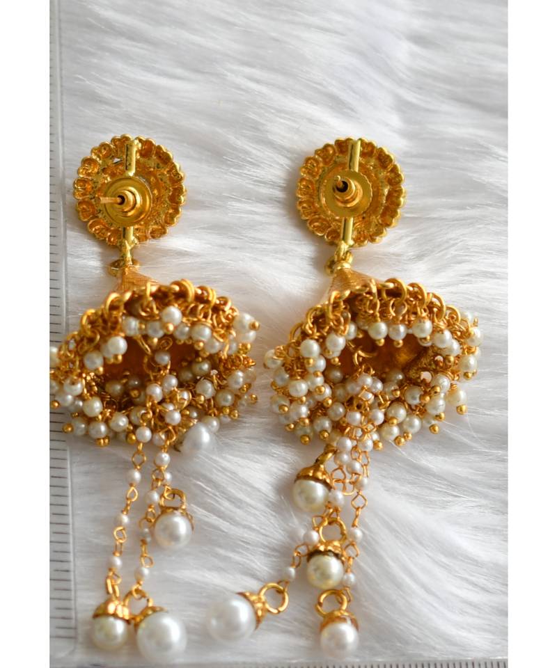 Antique long bridal jhumkkas dj-01285