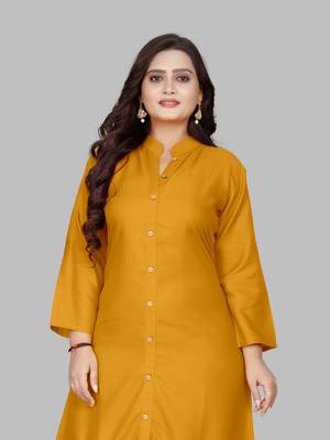 Fashion Kreza Women's 14kg Rayon Casual A-Line Kurta 3