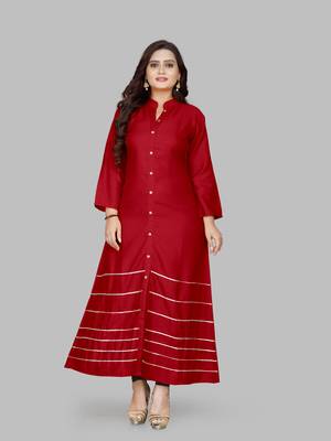 Fashion Kreza Women's Heavy 14kg Rayon A-Line Casual Kurta 1