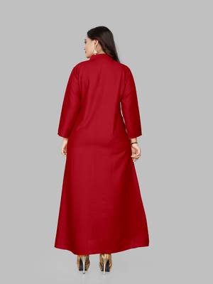 Fashion Kreza Women's Heavy 14kg Rayon A-Line Casual Kurta 2