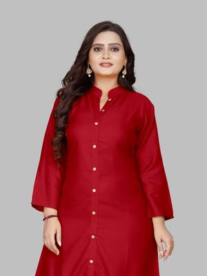 Fashion Kreza Women's Heavy 14kg Rayon A-Line Casual Kurta 3
