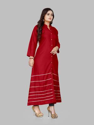 Fashion Kreza Women's Heavy 14kg Rayon A-Line Casual Kurta 4