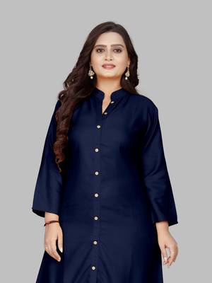 Fashion Kreza Women's 14kg Rayon Casual A-Line Kurta 3