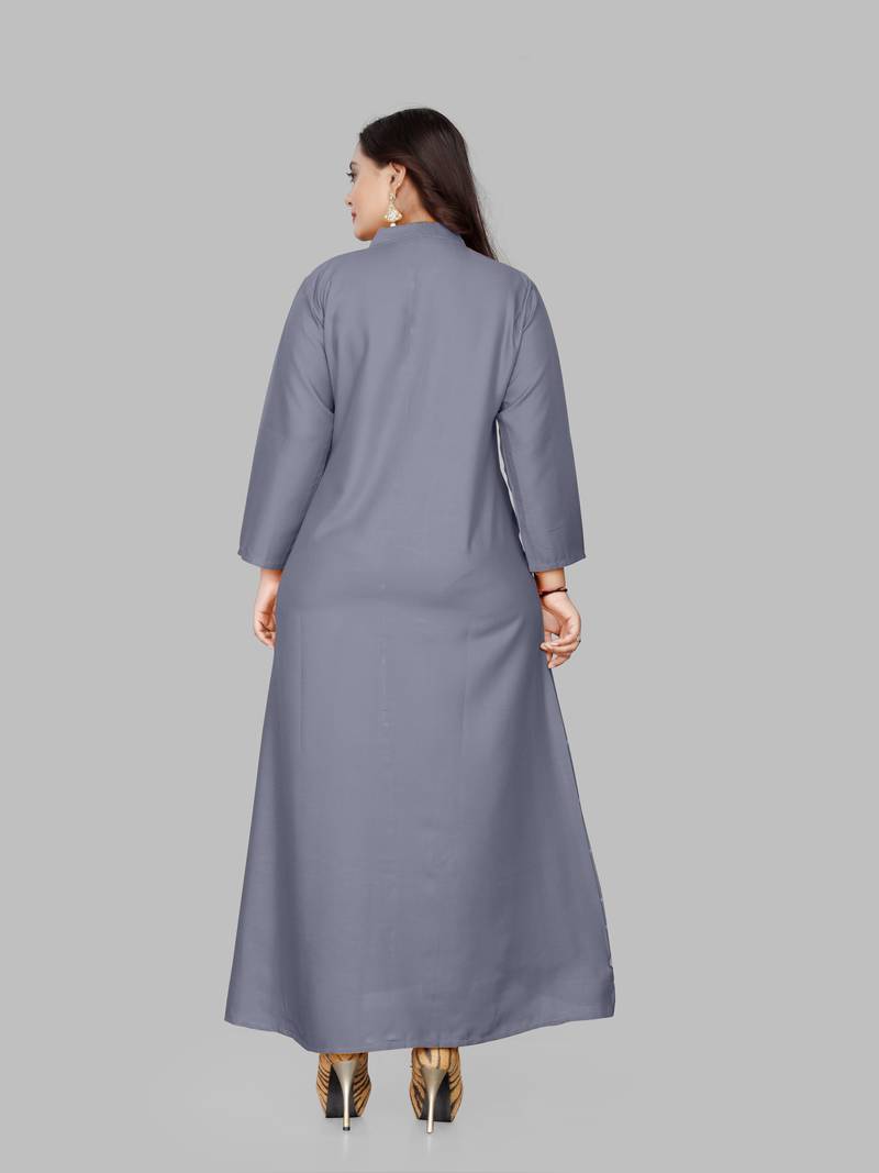 Fashion Kreza Women's Heavy 14kg Rayon Casual A-Line Kurti