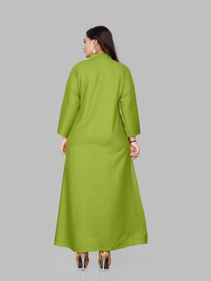 Fashion Kreza Women's Heavy 14kg Rayon Casual A-Line Kurti 2