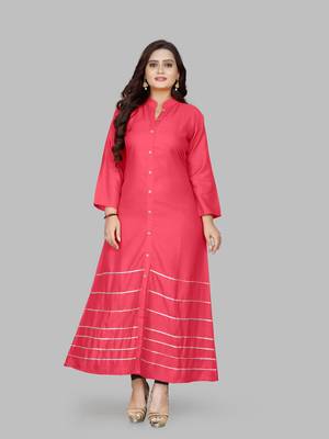 Fashion Kreza Women's Heavy 14kg Rayon A-Line Casual Kurta 1
