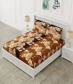 Ridan Poly Cotton Double  Bed Sheets With Pillow Cover