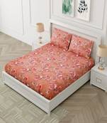 Ridan Poly Cotton Double  Bed Sheets With Pillow Cover