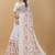 Fashion Kreza  Women's Cotton Thread Work Organza Saree with Blouse Blouse Piece