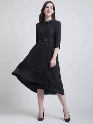 Fashion Kreza Women's A-Line Stylish Midi Dress 1