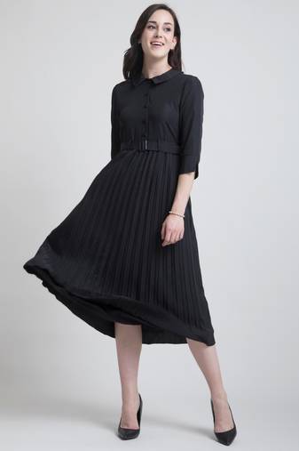 Fashion Kreza Women's A-Line Stylish Midi Dress