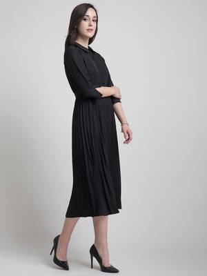 Fashion Kreza Women's A-Line Stylish Midi Dress 3
