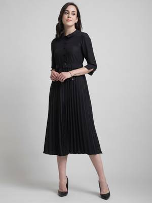 Fashion Kreza Women's A-Line Stylish Midi Dress 4