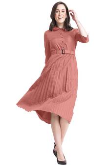 Fashion Kreza Western Midi Dress For Women