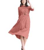 Fashion Kreza Western Midi Dress For Women