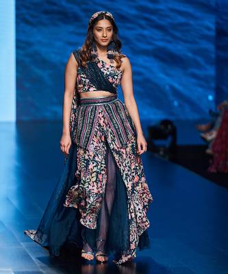 Persian blue Veronica Co-ord set 1