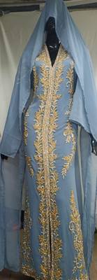 Blue Eid Kaftan for Women 2