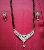 Twinkling Gold Diamond Designer mangalsutra