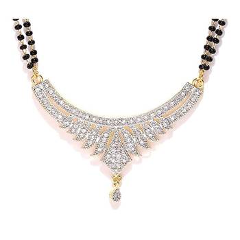 Twinkling Gold Diamond Designer mangalsutra 2