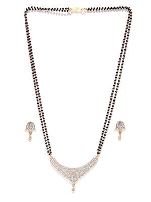 Twinkling Gold Diamond Designer mangalsutra 2
