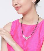 Twinkling Gold Diamond Designer mangalsutra