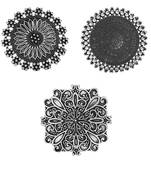 COMBO of 3 Designer Silver Plated Adjustable rings