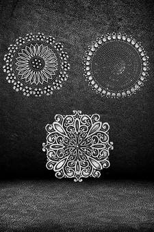 COMBO of 3 Designer Silver Plated Adjustable rings 	