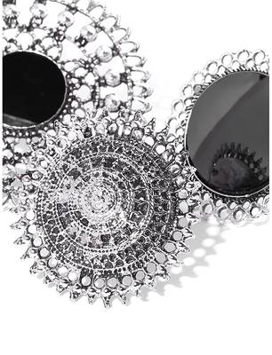 COMBO of 3 Designer Silver Plated Adjustable rings 	 3