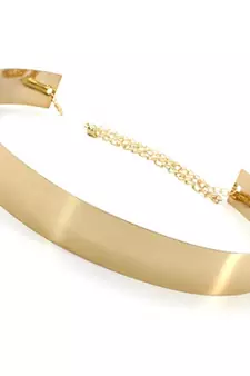  Golden plate shape carved adjustable kamarband waist belt or waistchain