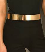  Golden plate shape carved adjustable kamarband waist belt or waistchain