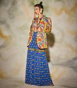 Neon Yellow Blazer Set