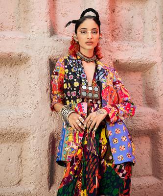 Multicolor Blazer Set 2